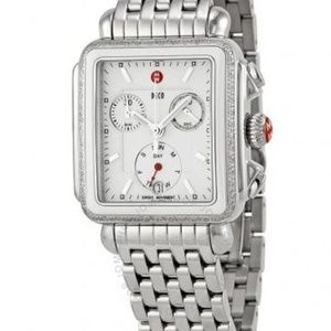 Michelle Art Deco - MICHELE Deco Diamond Chronograph Watch